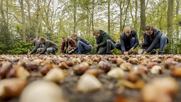 Eigen tuin in Keukenhof voor ‘Bollenjongens’