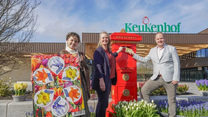 75 jaar Keukenhof op bloemrijke postzegels
