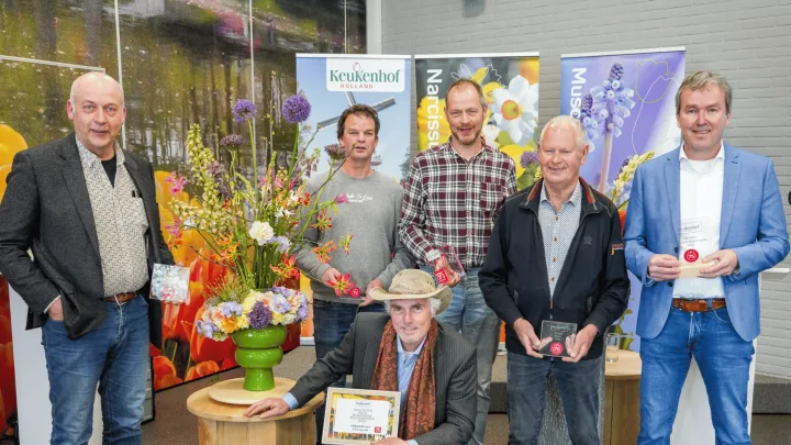 Prijsuitreiking vakkeuring ‘Narcis’ en ‘Bijzondere Bolgewassen’ in Keukenhof